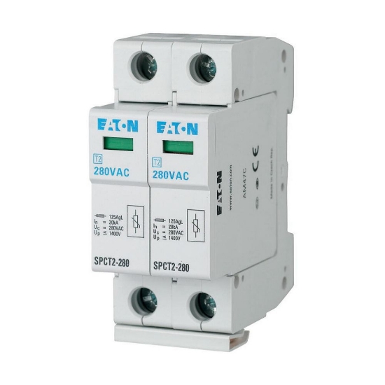 Parafudr (C) - 385VAC - 1.7kV - 2x20kA - 2 Kutup -SPCT2-385/2 resmi