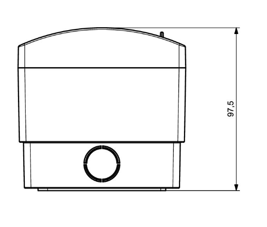 140x98x143 2 li Abs Sıva Üstü Otomat Sigorta Kutusu resmi