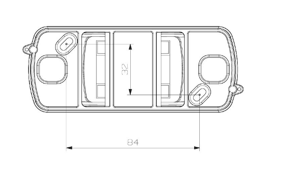 139x65x54 1 – 2 li Abs Sıva Üstü Otomat Sigorta Kutusu resmi