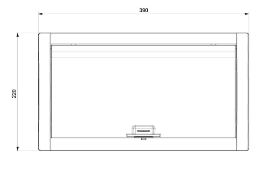 365x103x212 18 li Abs Sıva Altı W Otomat Sigorta Kutusu resmi