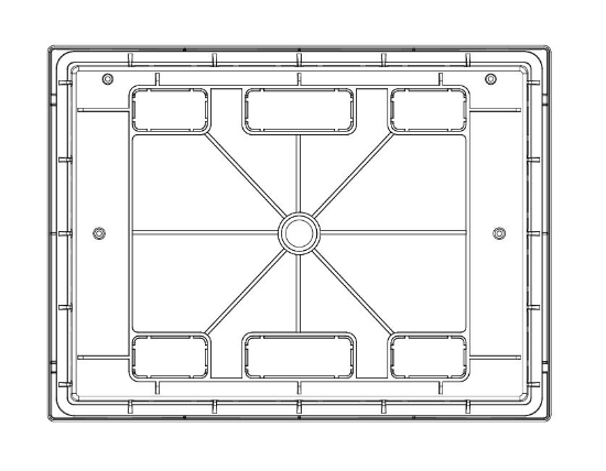 284x100x215 12 li Abs Sıva Altı W Otomat Sigorta Kutusu resmi