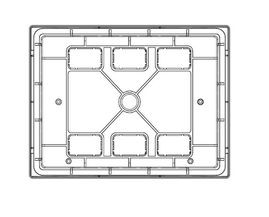 220x100x169 8 li Abs Sıva Altı W Otomat Sigorta Kutusu resmi