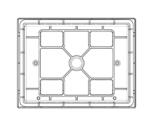 176x100x135 6 lı Abs Sıva Altı W Otomat Sigorta Kutusu resmi