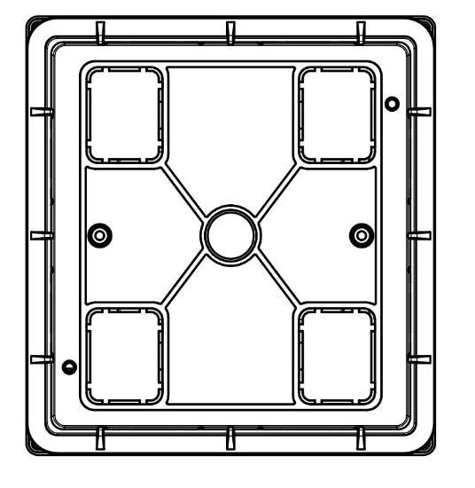 140x98x150 4 lü Abs Sıva Altı Otomat Sigorta Kutusu resmi