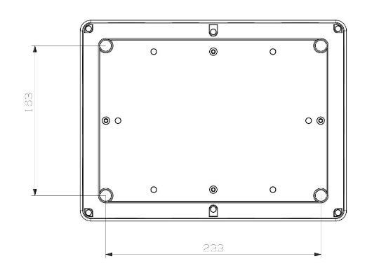 Termo Plastik Buat Opak Kapak 380x280x90 mm resmi