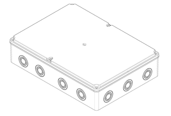 Termo Plastik Buat Opak Kapak 380x280x90 mm resmi