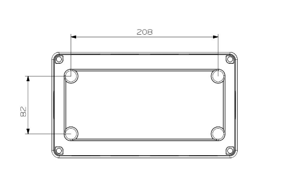 Termo Plastik Buat Opak Kapak 260x150x80 mm resmi