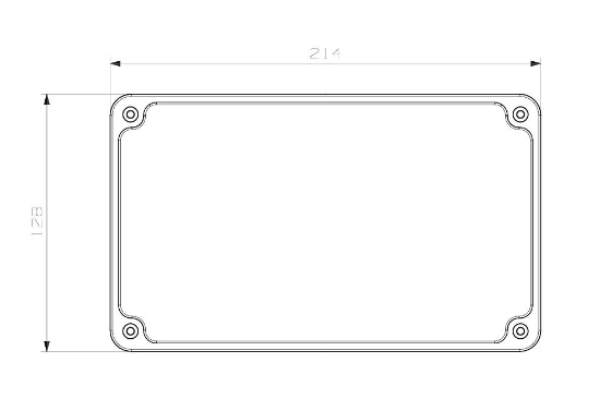 Termo Plastik Buat Opak Kapak 210x120x74 mm resmi