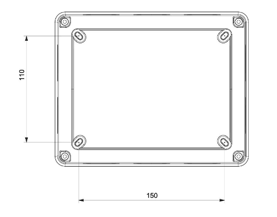 Termo Plastik Buat Opak Kapak 190x150x80 mm resmi