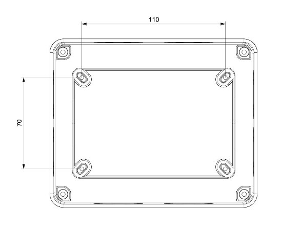 Termo Plastik Buat Opak Kapak 120x150x80 mm resmi