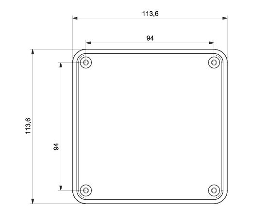 Termo Plastik Buat Opak Kapak 110x110x74 mm resmi