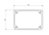 Termo Plastik Buat Opak Kapak 80x120x55 mm resmi