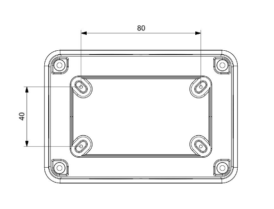 Termo Plastik Buat Opak Kapak 80x120x55 mm resmi