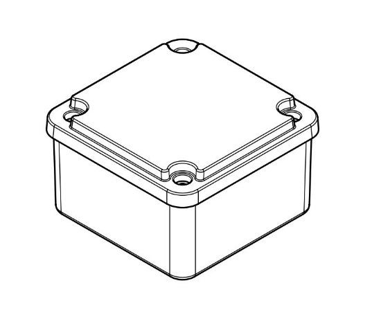 Termo Plastik Buat Vidalı Opak Kapak 85x85x50 mm resmi