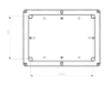 Termo Plastik Buat Şeffaf Pc Kapak 280x210x74 mm resmi