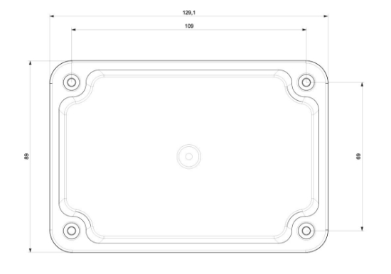 Termo Plastik Derin Buat Opak Kapak 80x120x120 mm resmi