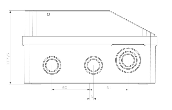 214x128x120 mm 1 li Kombinasyon Kutusu  resmi