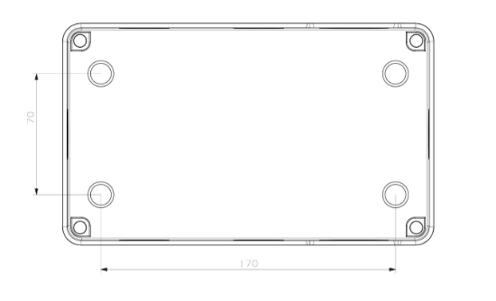 214x128x120 mm 1 li Kombinasyon Kutusu  resmi