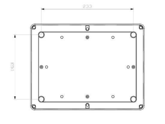 288x218x124 mm 2 li Kombinasyon Kutusu  resmi