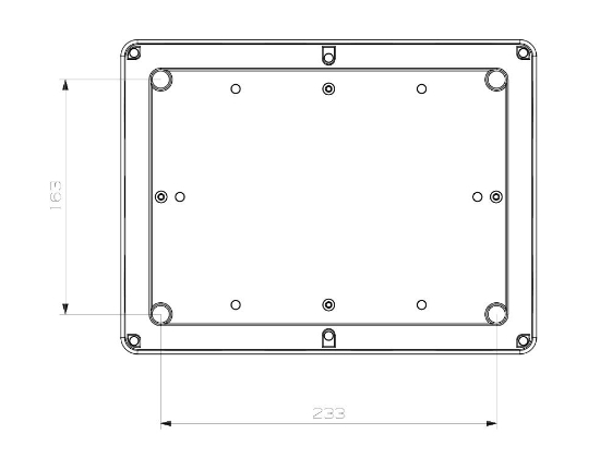 380x280x130 mm 4 lü Kombinasyon Kutusu  resmi