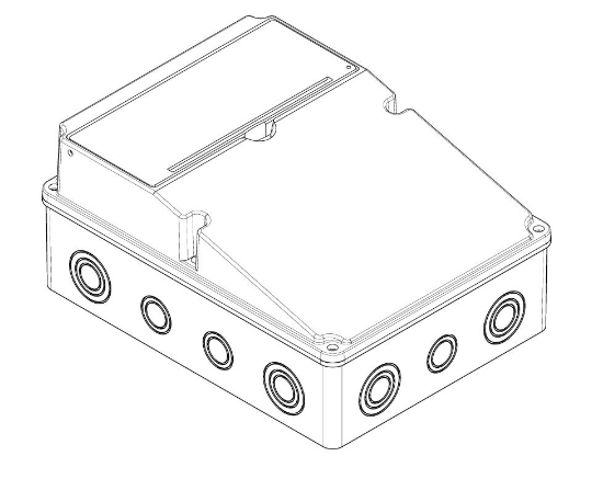 380x280x130 mm 4 lü Kombinasyon Kutusu  resmi