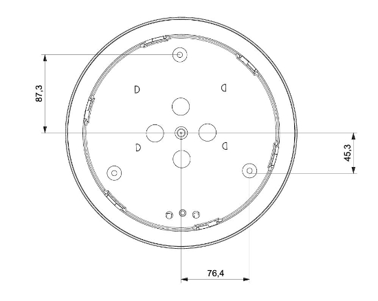 Epsilon Tavan Glop Armatür 26,50 cm resmi