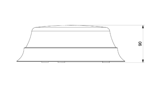 Epsilon Tavan Glop Armatür 26,50 cm resmi