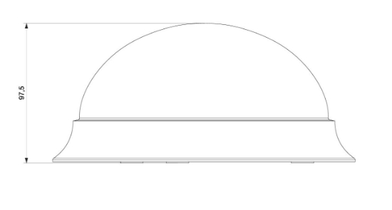 Nehir Tavan Glop Armatür 21 cm resmi