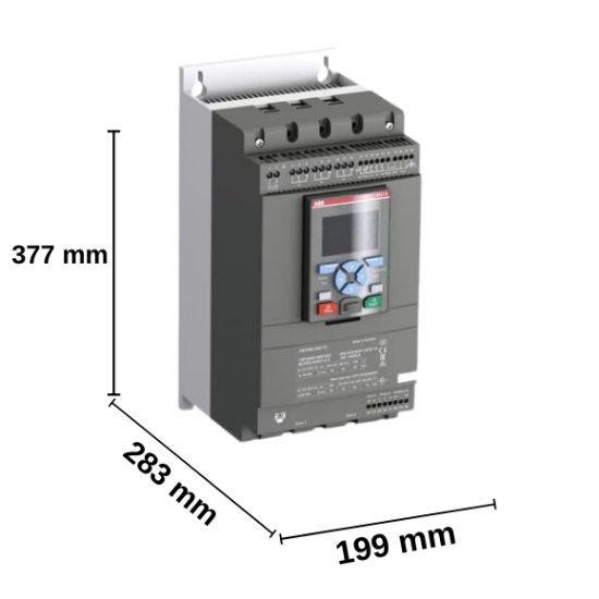 ABB PSTX Yumuşak Yolverici 170-600-70 (90kW , 400VAC Soft Starter)- 1SFA898111R7000 resmi