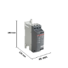 ABB PSE Yumuşak Yolverici 30-600-70 (15kW , 400VAC Soft Starter) - 1SFA897103R7000 resmi