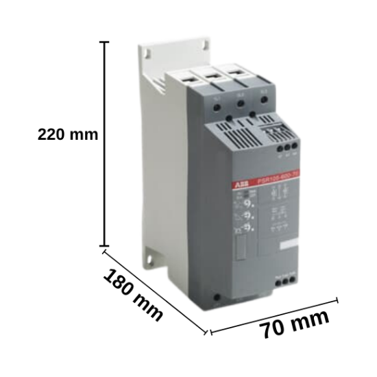 ABB PSR Yumuşak Yolverici 60-600-70 (30kW , 400VAC Soft Starter) - 1SFA896112R7000 resmi